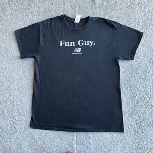 New Balance x Kawhi Leonard Fun Guy T Shirt Mens Large Black Collab NBA